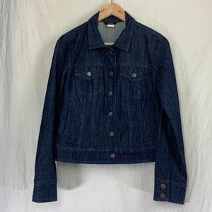 J. Crew Denim Jacket in Dark Wash